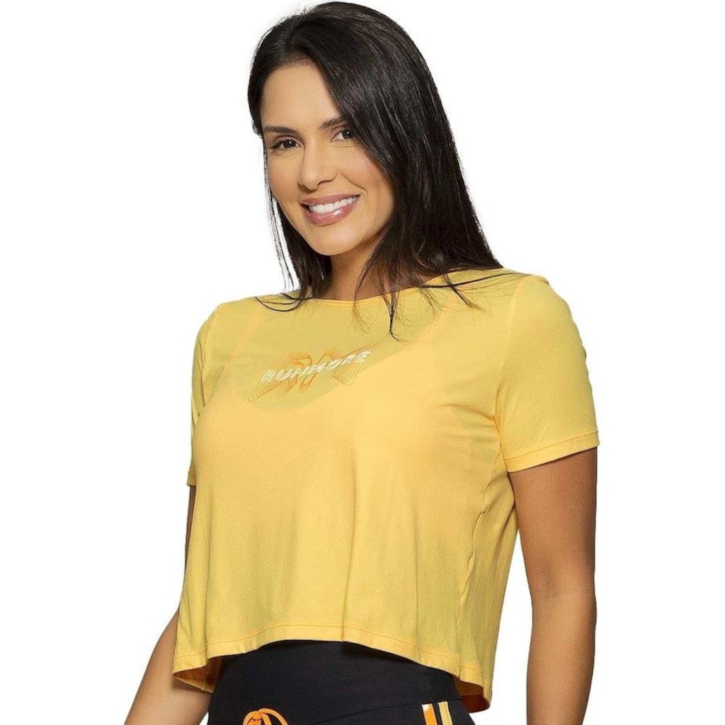Imagem 3 do produto Camiseta Cropped Run More Boxy Powerful - Feminina