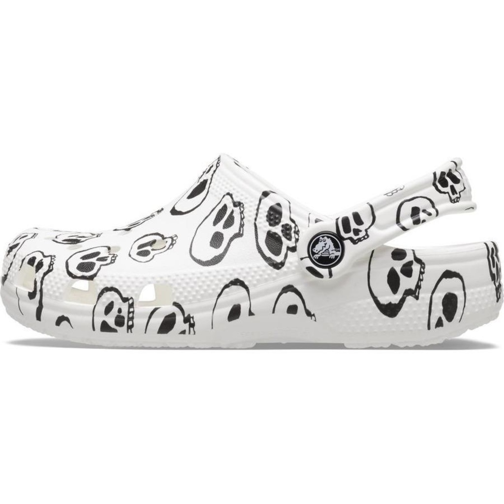 Imagem 3 do produto Sandália Crocs Classic Skull Print Clog T - Unissex