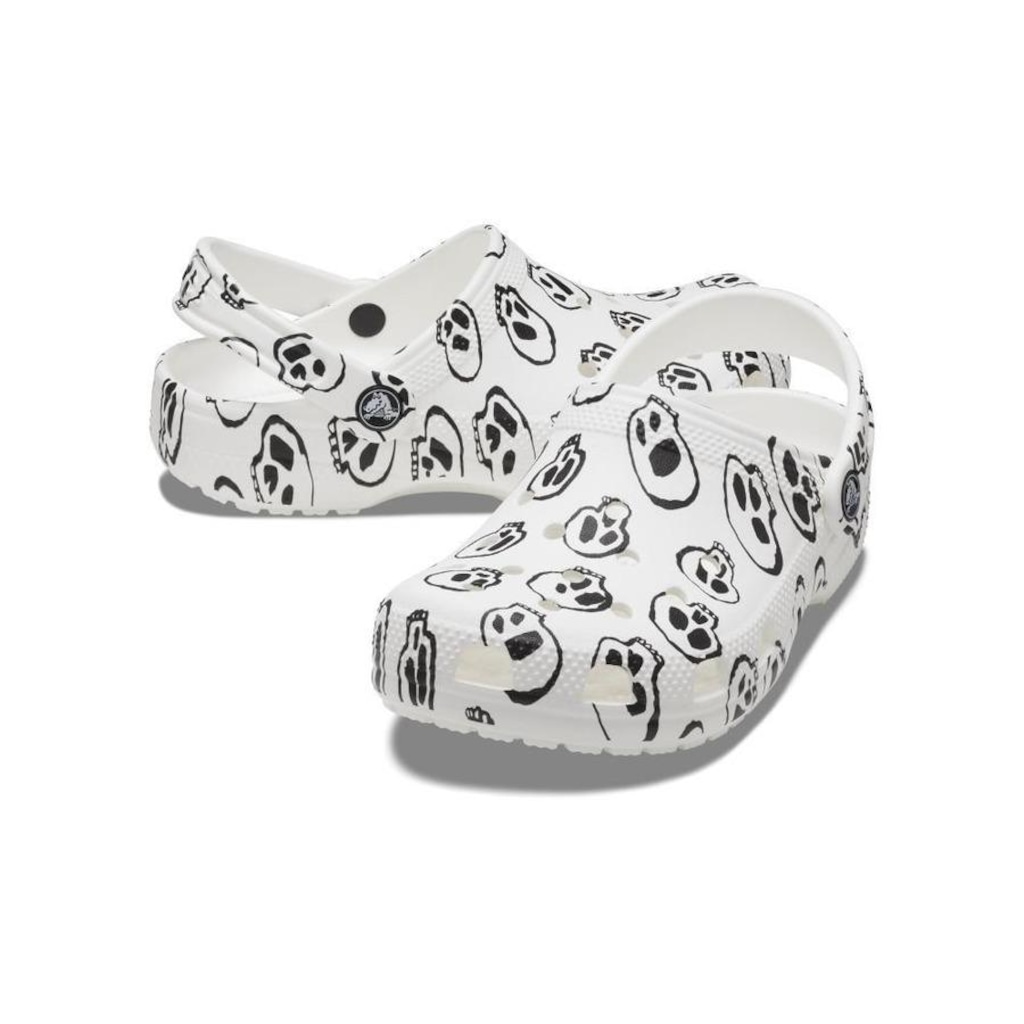 Imagem 4 do produto Sandália Crocs Classic Skull Print Clog T - Unissex