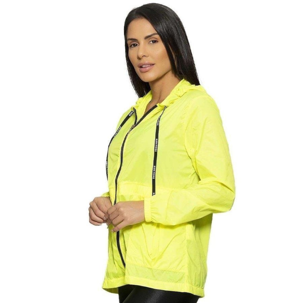 Imagem 3 do produto Jaqueta Corta Vento com Capuz Run More Soft Utility - Feminina