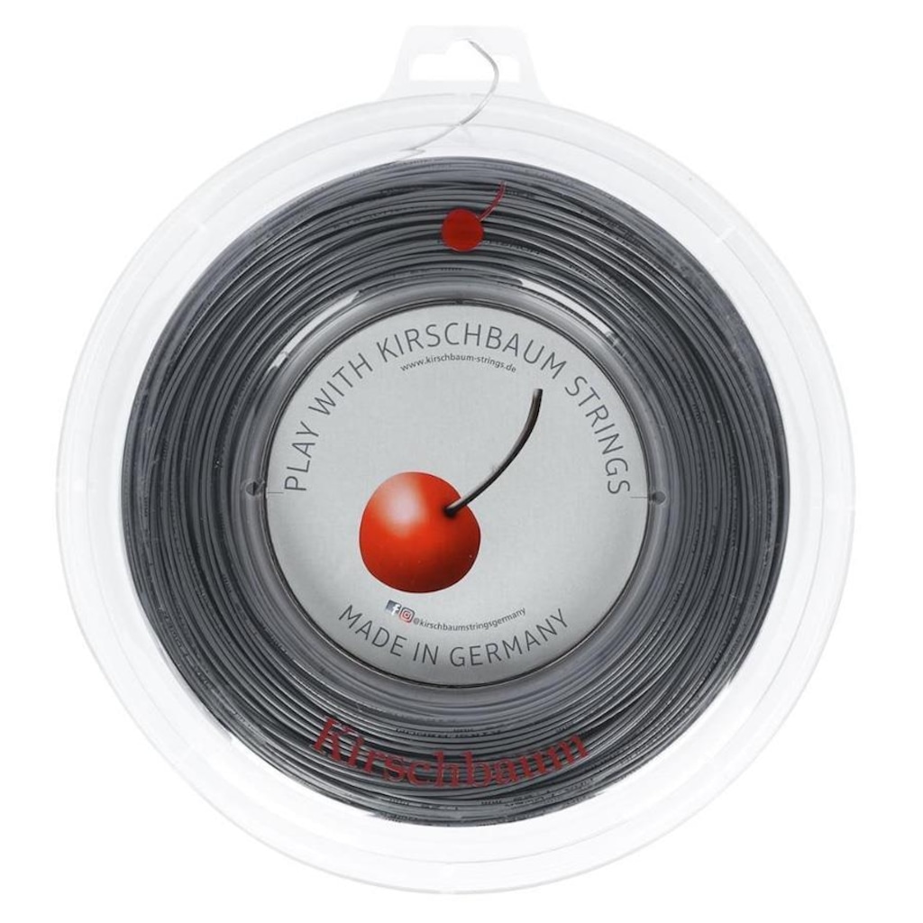 Imagem 3 do produto Corda para Raquete de Tênis Kirschbaum Max Power 17L 1.25Mm Rolo com 200 Metros Prata