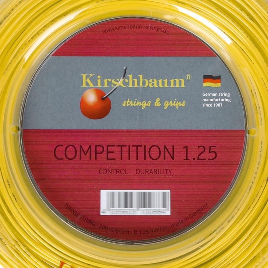 Imagem 2 do produto Corda para Raquete de Tênis Kirschbaum Competition 17L 1.25Mm Rolo com 200 Metros
