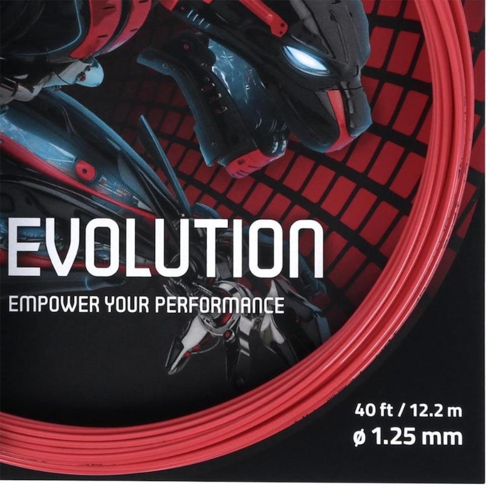 Imagem 2 do produto Corda para Raquete de Tênis Polyfibre Evolution 17L 1.25mm Set Individual