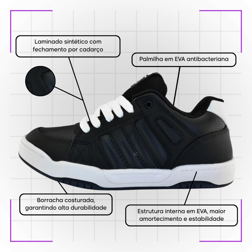Imagem 5 do produto Tênis QIX SQUARE - MASCULINO