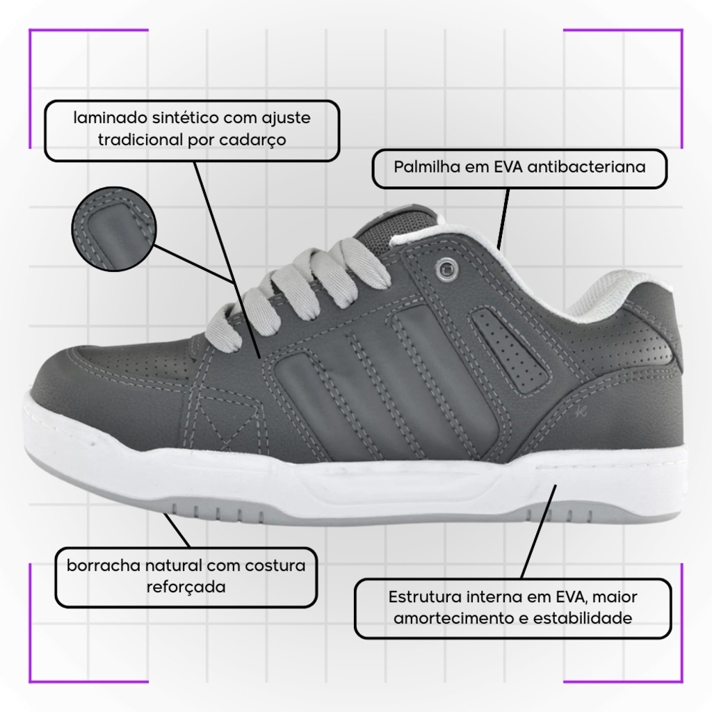Imagem 5 do produto Tênis QIX SQUARE - MASCULINO