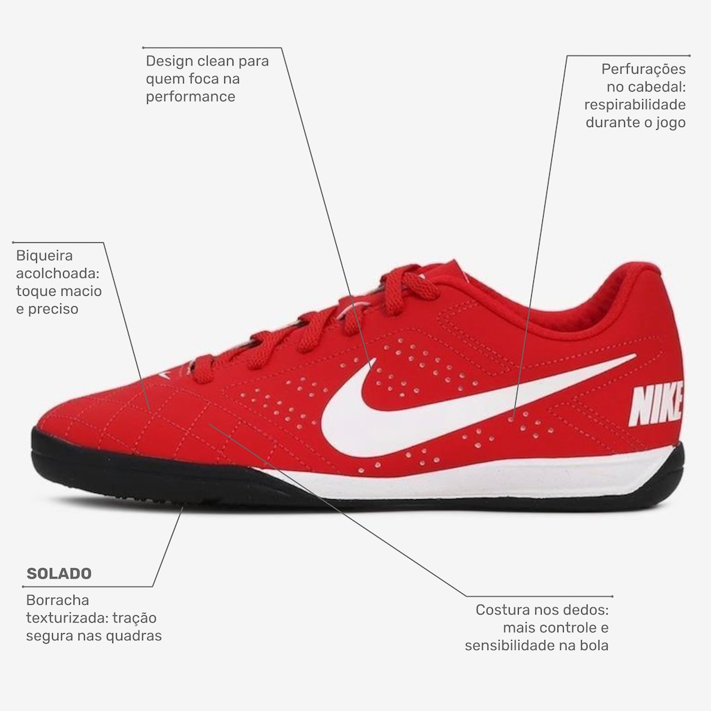 Imagem 2 do produto Chuteira de Futsal Adulto Nike Beco 2