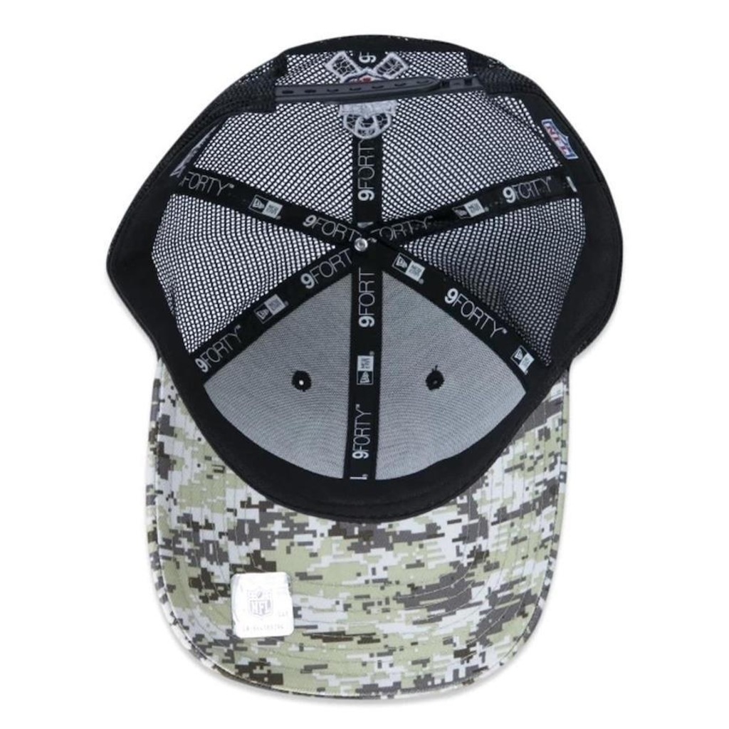Imagem 5 do produto Boné Aba Curva New Era 940 Cincinnati Bengals Salute To Service 2022 - Snapback - Adulto