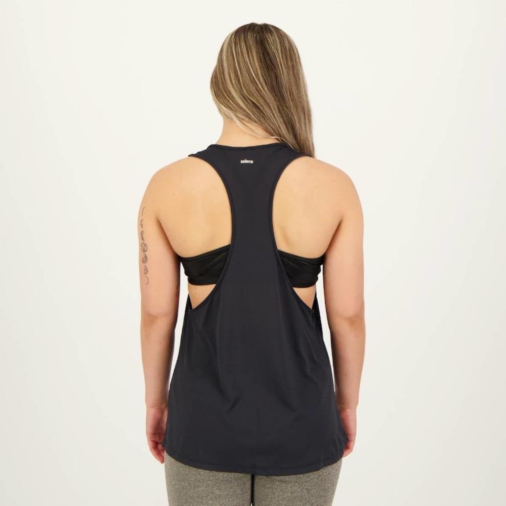 Imagem 3 do produto Camiseta Regata Selene Cavada - Feminina