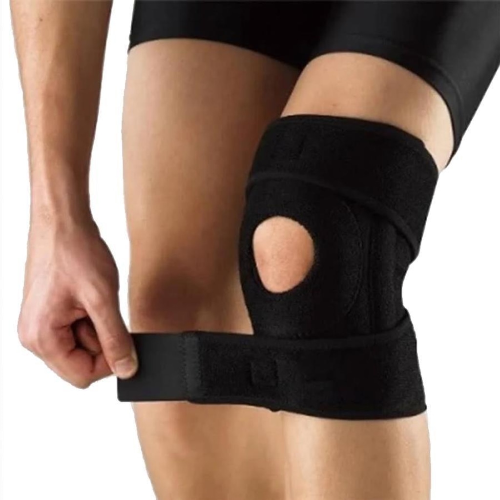 Imagem 3 do produto Joelheira Ajustável Convoy Articulada e Regulável Neoprene - Adulto