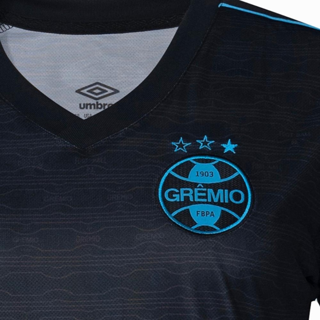 Imagem 4 do produto Camisa do Grêmio Oficial 3 2023 Torcedora Umbro - Feminina
