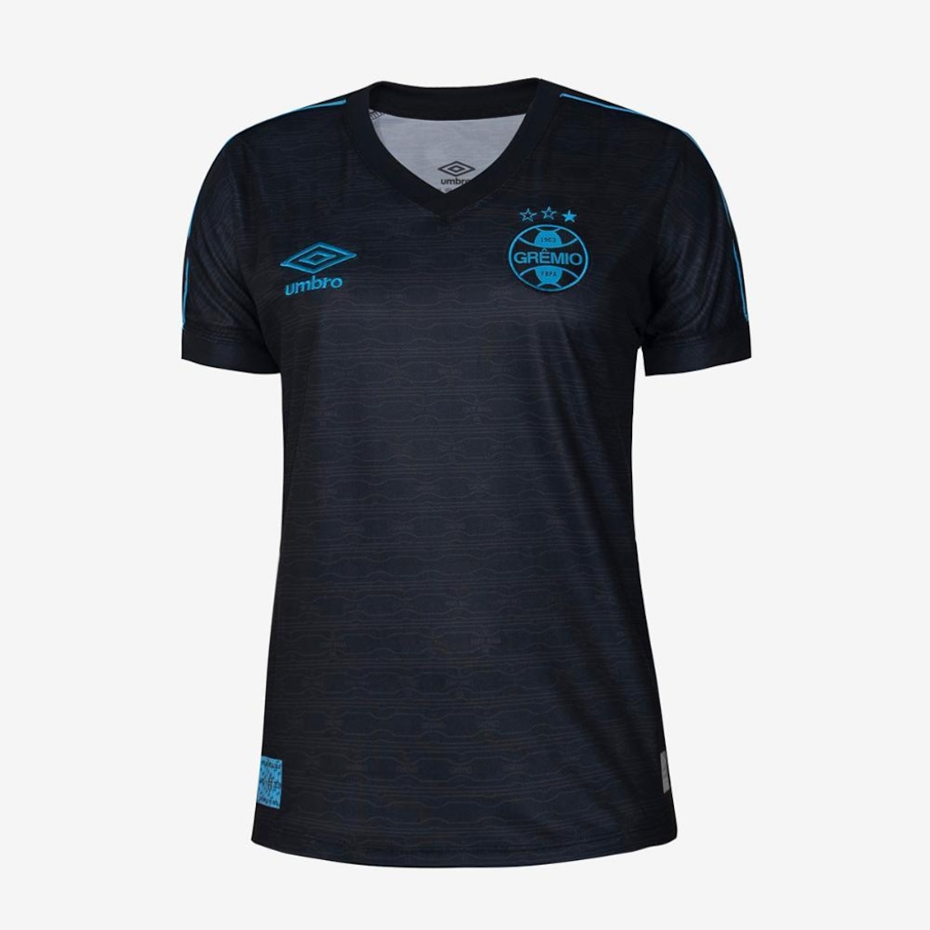 Imagem 1 do produto Camisa do Grêmio Oficial 3 2023 Torcedora Umbro - Feminina