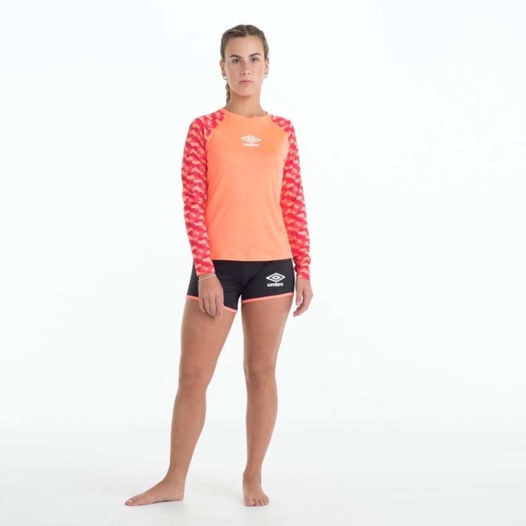 Imagem 2 do produto Camiseta Umbro Manga Longa Futevôlei Graphic C. - Feminina