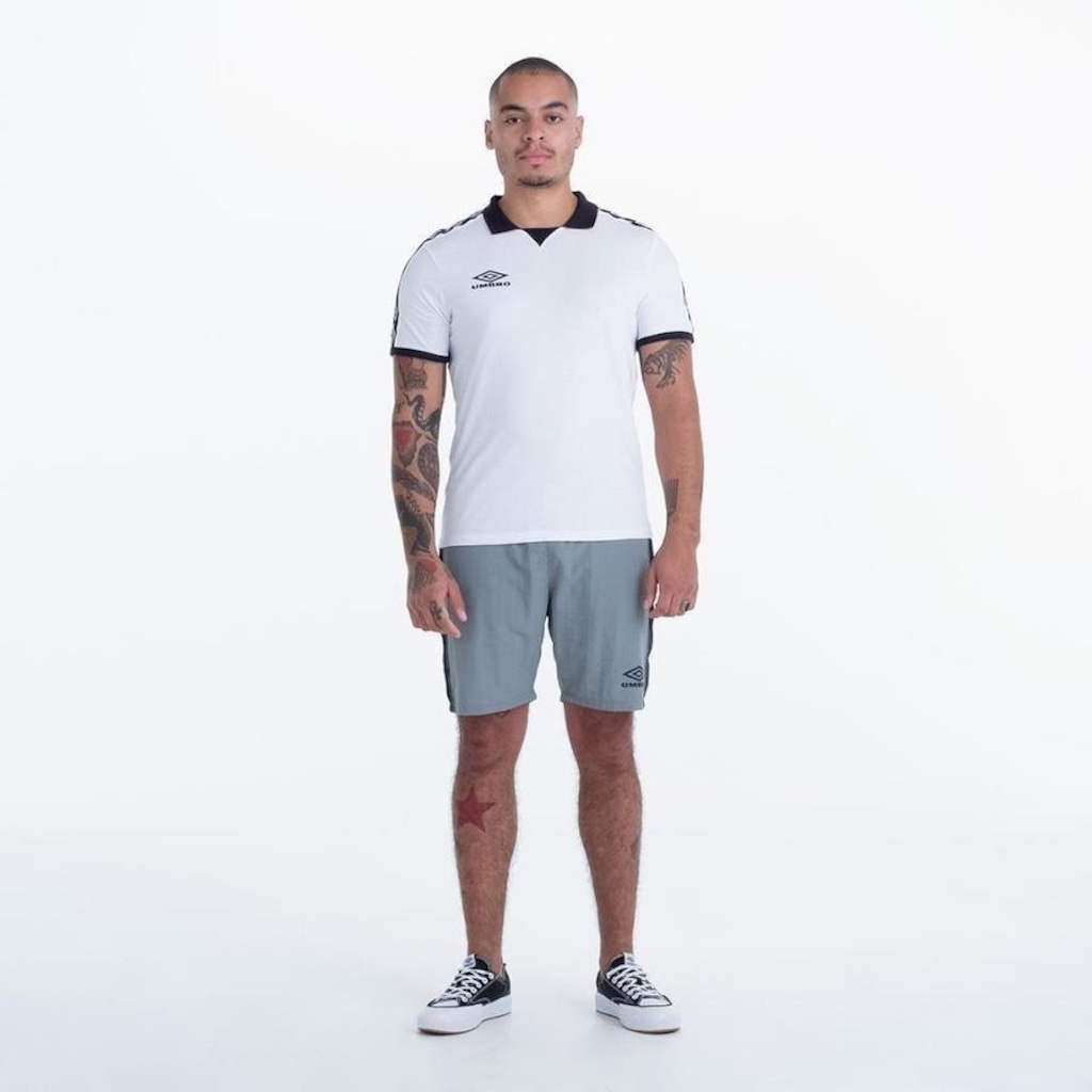 Imagem 2 do produto Camisa Polo Umbro Traditional Diamond Rib - Masculina