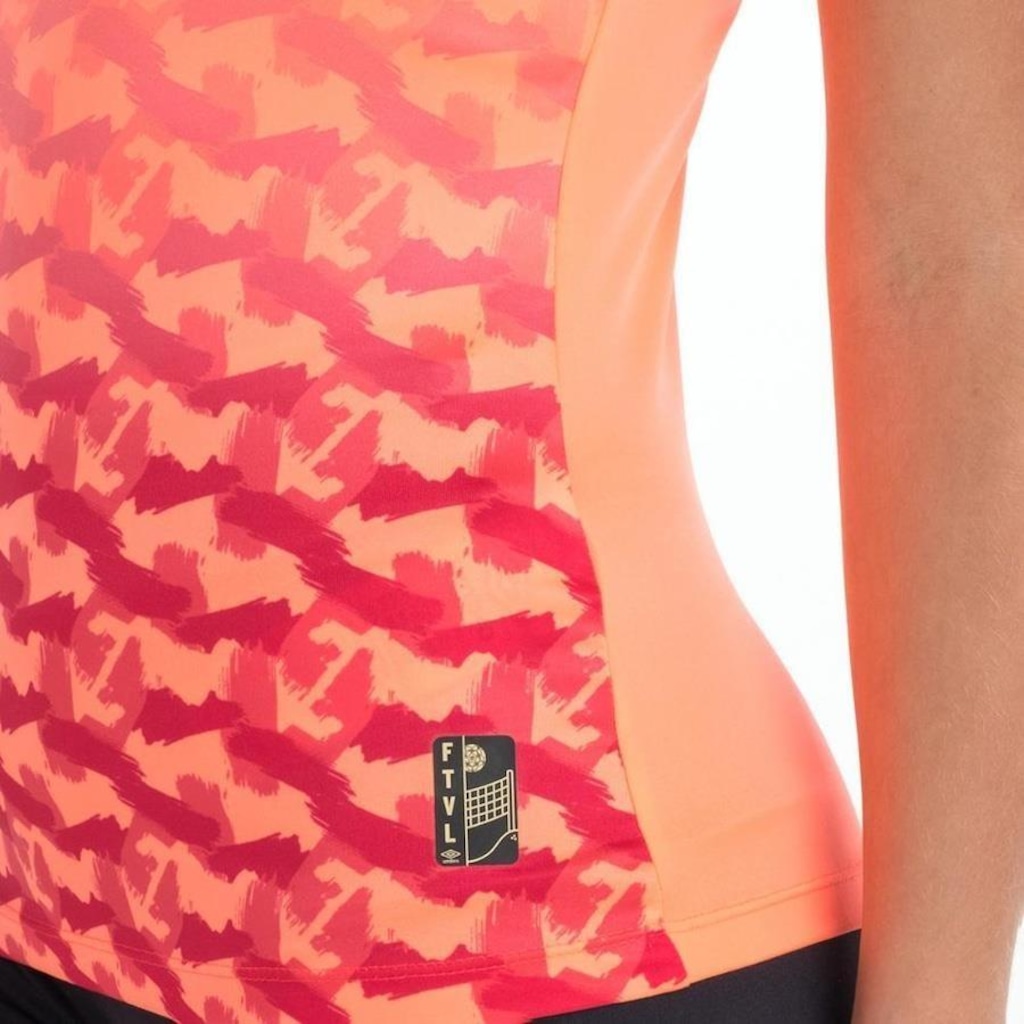 Imagem 2 do produto Camiseta Regata Umbro Futevôlei Graphic Camuflage - Feminina