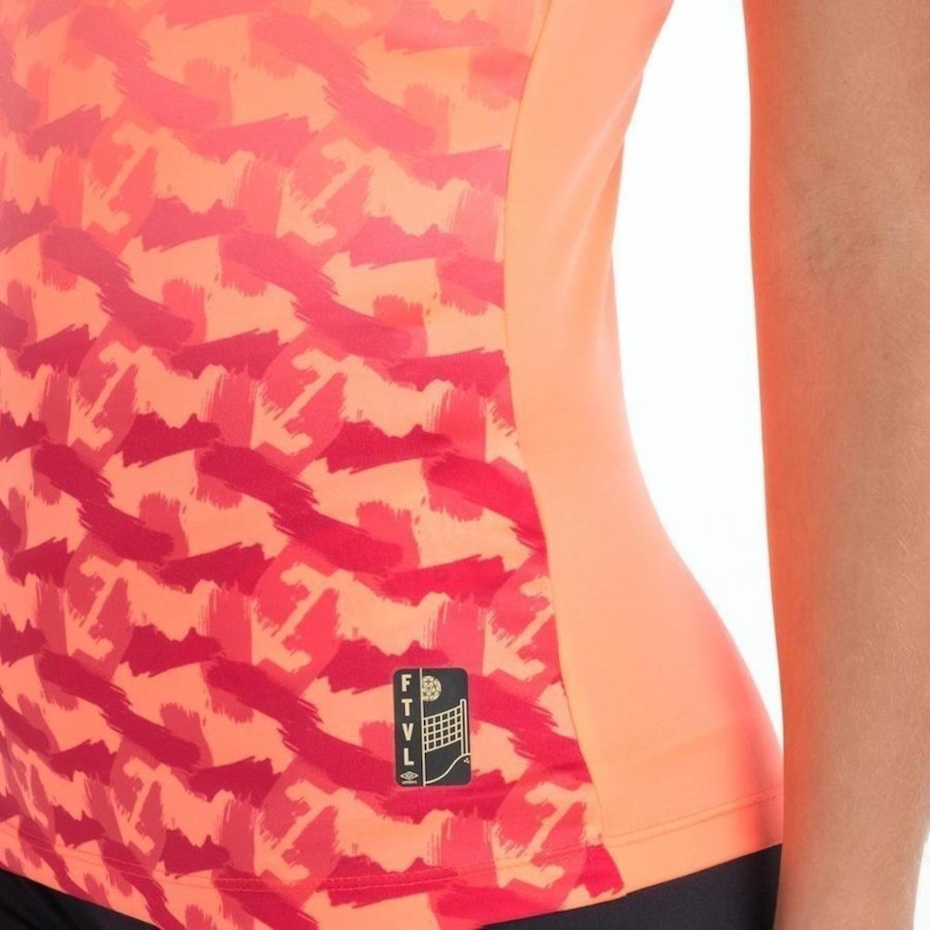 Imagem 4 do produto Camiseta Regata Umbro Futevôlei Graphic Camuflage - Feminina