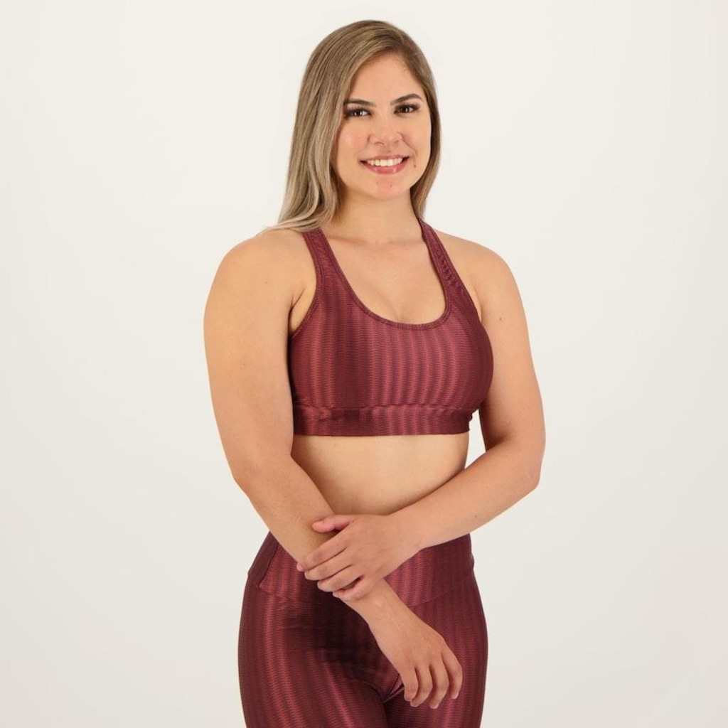Imagem 5 do produto Top Fitness com Bojo Removível Selene 3D - Feminino