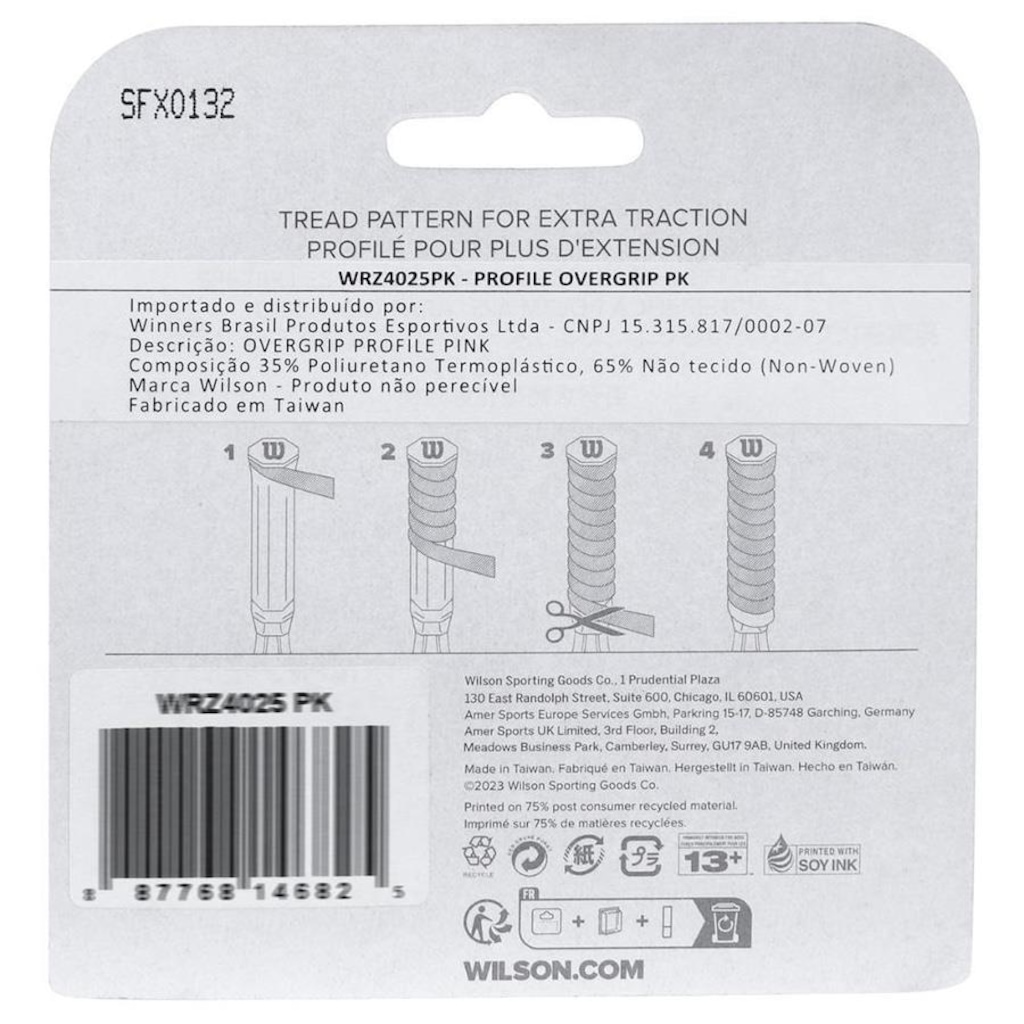 Imagem 3 do produto Overgrip Wilson Profile - 3 Unidades