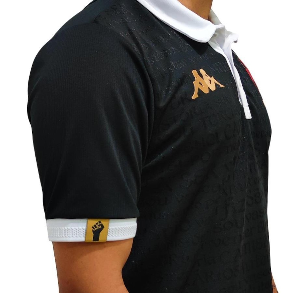 Camisa Do Vasco Da Gama Uniforme Torcedor Kappa Masculina Centauro