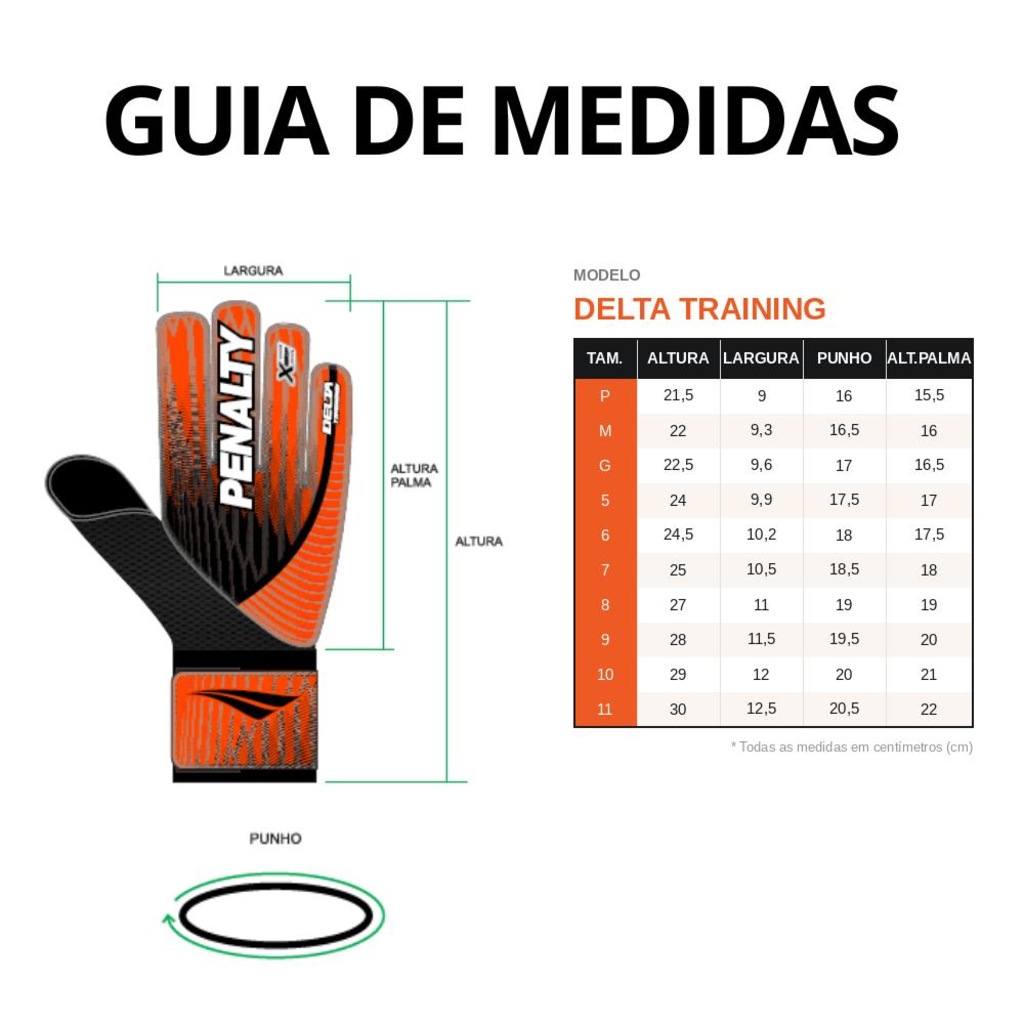 Imagem 4 do produto Luvas de Goleiro Penalty Delta Training Xxiii - Infantil