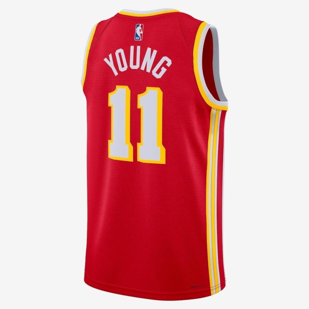 Imagem 2 do produto Camiseta Regata Nike Atlanta Hawks Icon Edition 2022/23 - Masculina