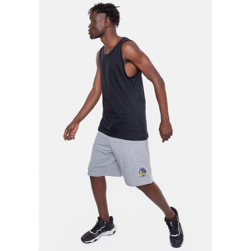 Imagem 4 do produto Bermuda de Moletom Nba Over Golden State Warriors - Masculina