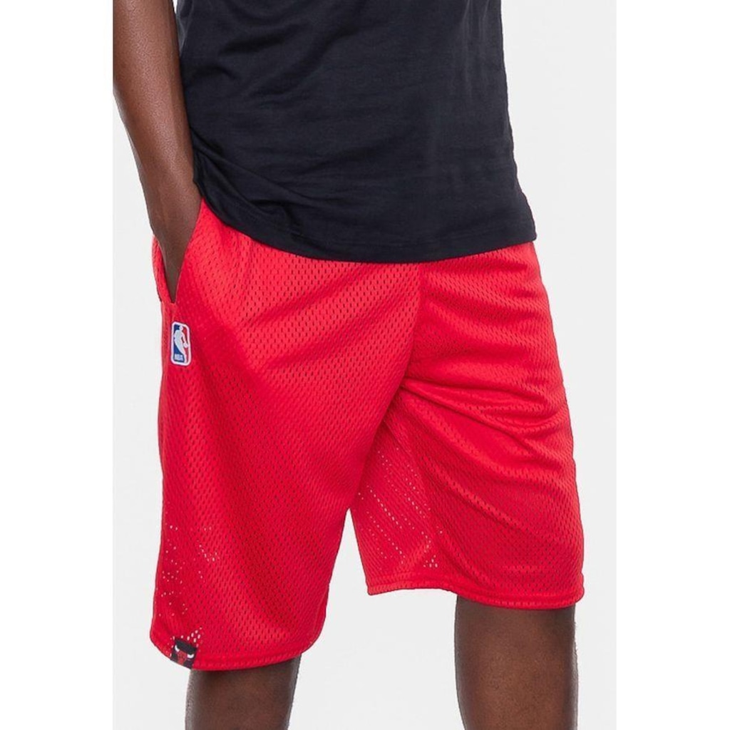 Imagem 3 do produto Bermuda NBA Sintética Mesh Chicago Bulls Sucre - Masculina