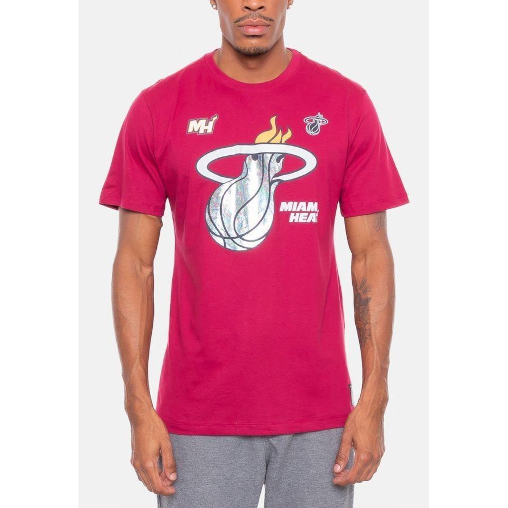 Imagem 3 do produto Camiseta Nba Rainbow Miami Heat Nba - Masculina