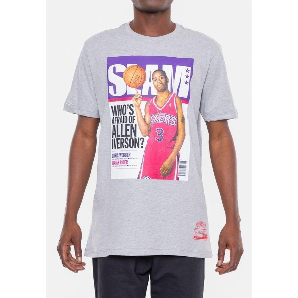 Imagem 3 do produto Camiseta Mitchell & Ness Philadelphia 76Ers Slam Iverson - Masculina