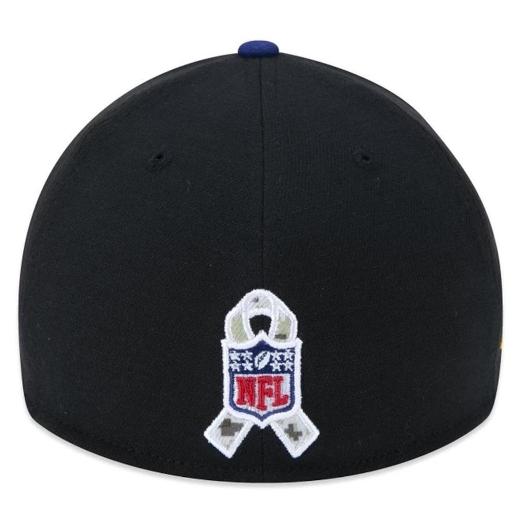 Imagem 3 do produto Boné Aba Curva New Era 39Thirty NFL Shield Salute To Service - Adulto