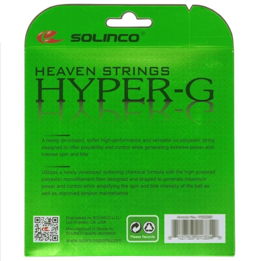 Imagem 3 do produto Corda Solinco Hyper G Soft 16L 1.25Mm
