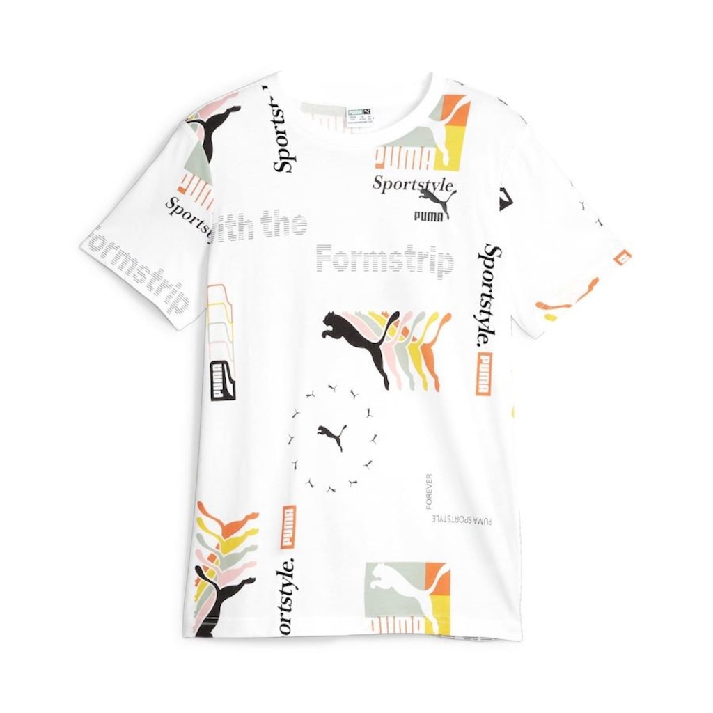 Imagem 1 do produto Camiseta Puma Classics Brand Love Printed - Infantil