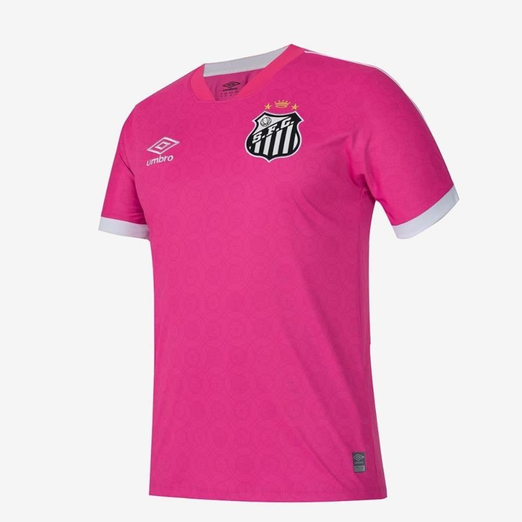 Imagem 2 do produto Camisa do Santos Outubro Rosa 2023 Umbro - Masculina