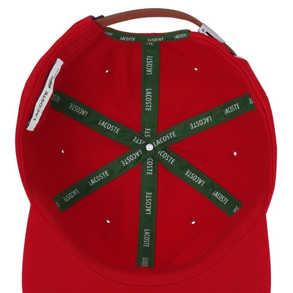 Imagem 5 do produto Boné Lacoste Algodão Rk8671 - Strapback - Adulto