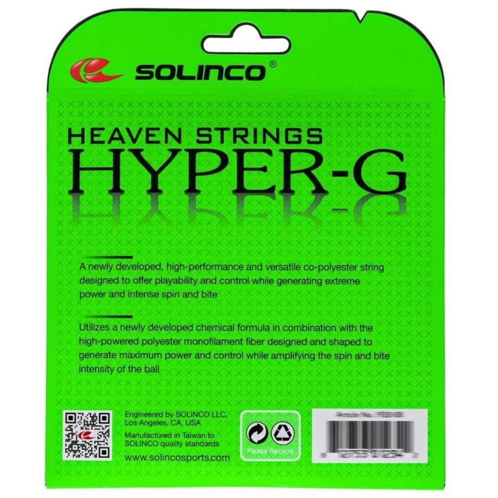 Imagem 3 do produto Corda Solinco Hyper G 18 1.15Mm - Set Individual