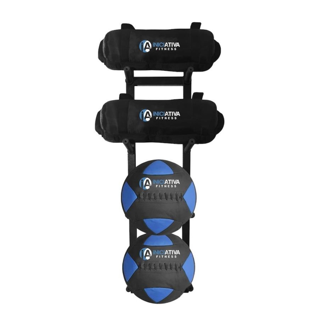 Imagem 2 do produto Suporte Power Bag e Wall Ball Iniciativa Fitness de Chão