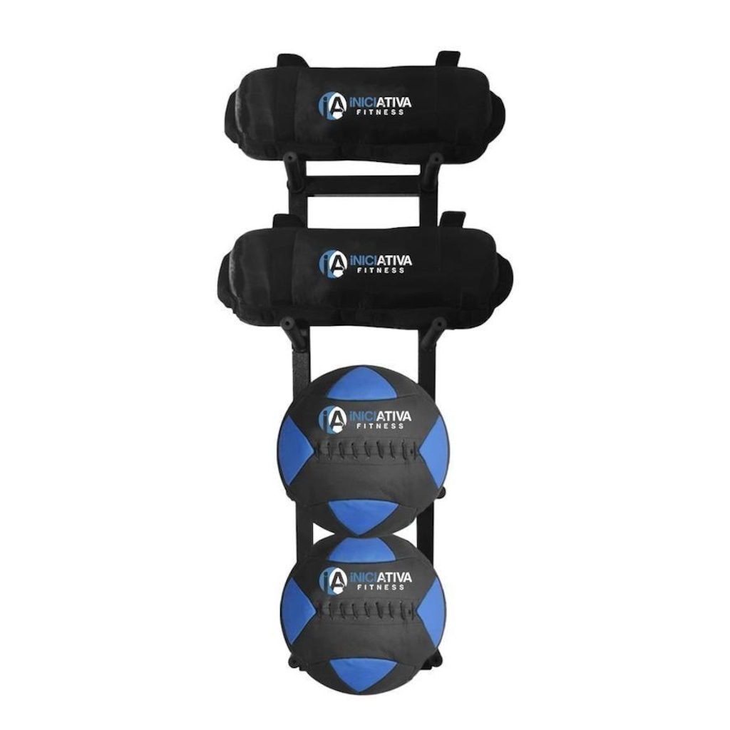 Imagem 2 do produto Suporte Power Bag e Wall Ball niciativa Fitness Parede