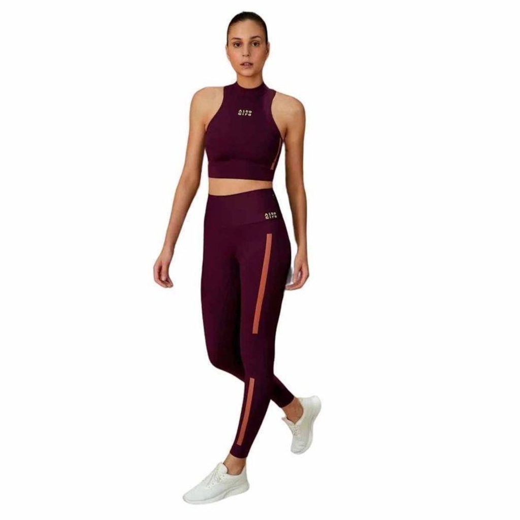 Imagem 3 do produto Top Fitnesse com Bojo Alto Giro Hyper Gola Alta C/ Zíper - Feminino