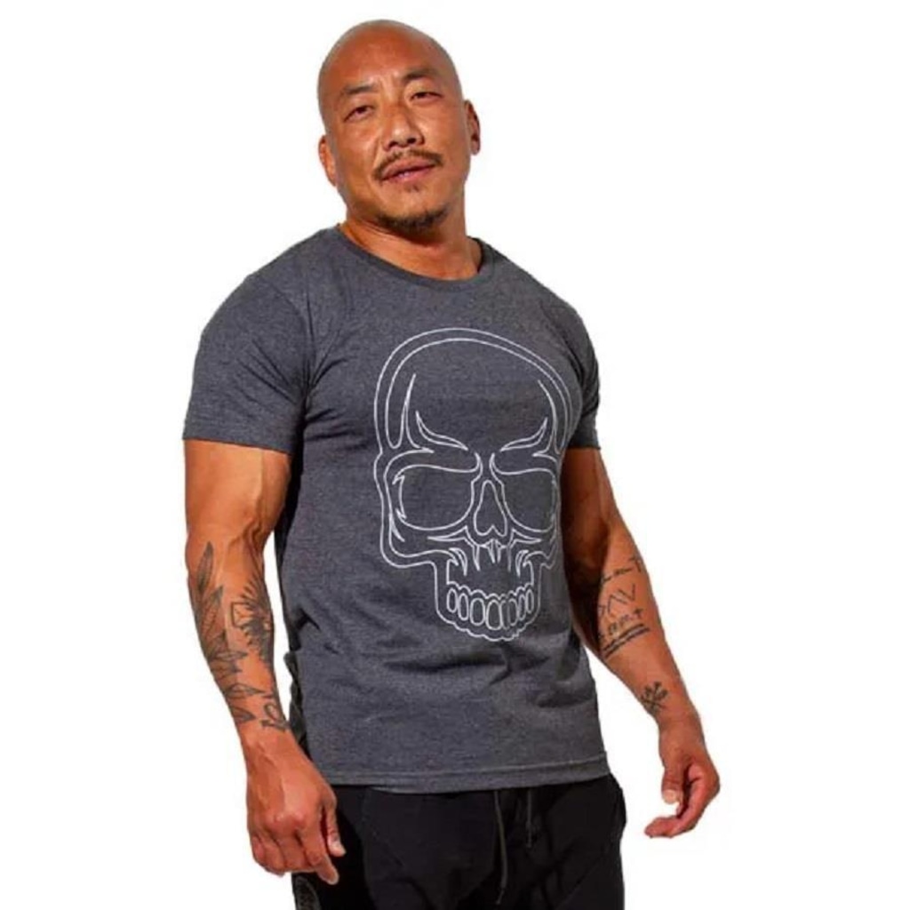 Imagem 2 do produto Camiseta Kvra Classic Skull Basic - Masculina