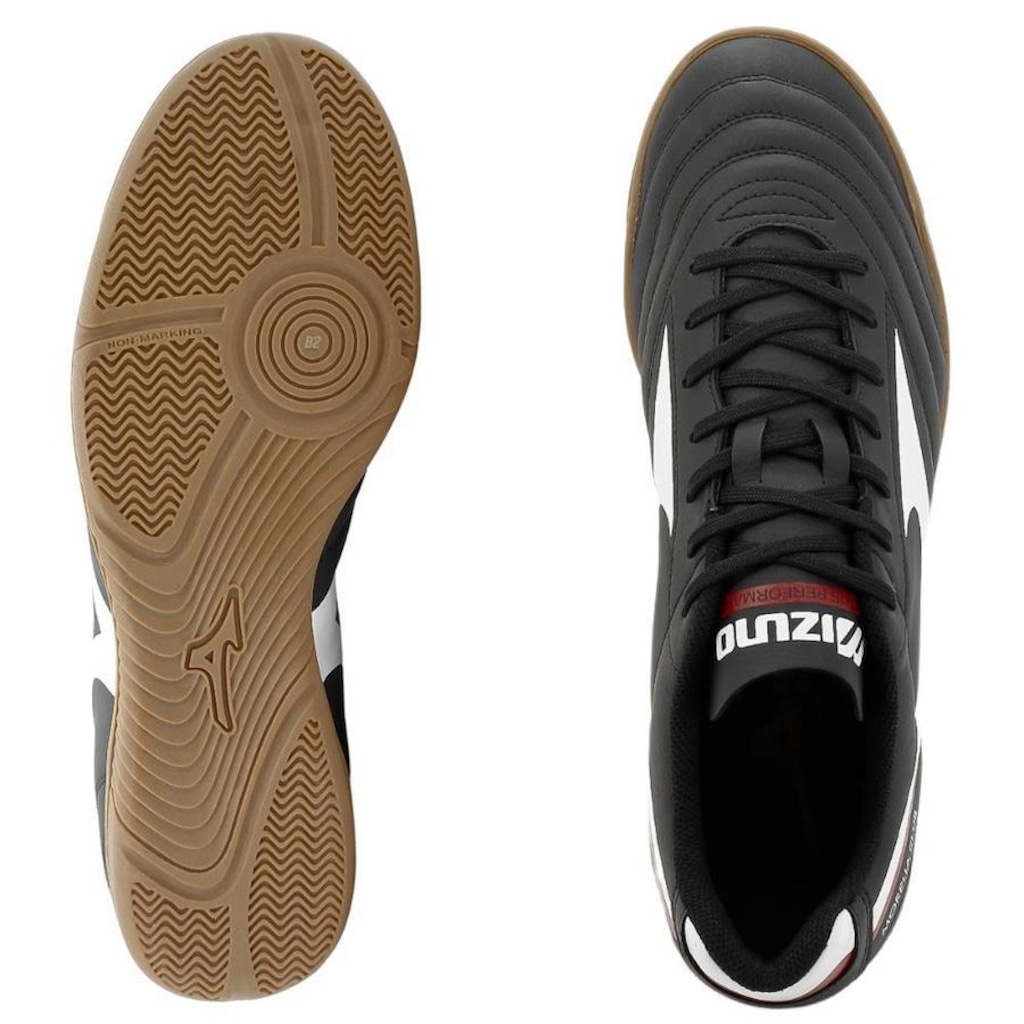 Imagem 5 do produto Chuteira Futsal Mizuno Morelia Club In + 3 Pares de Meias - Adulto
