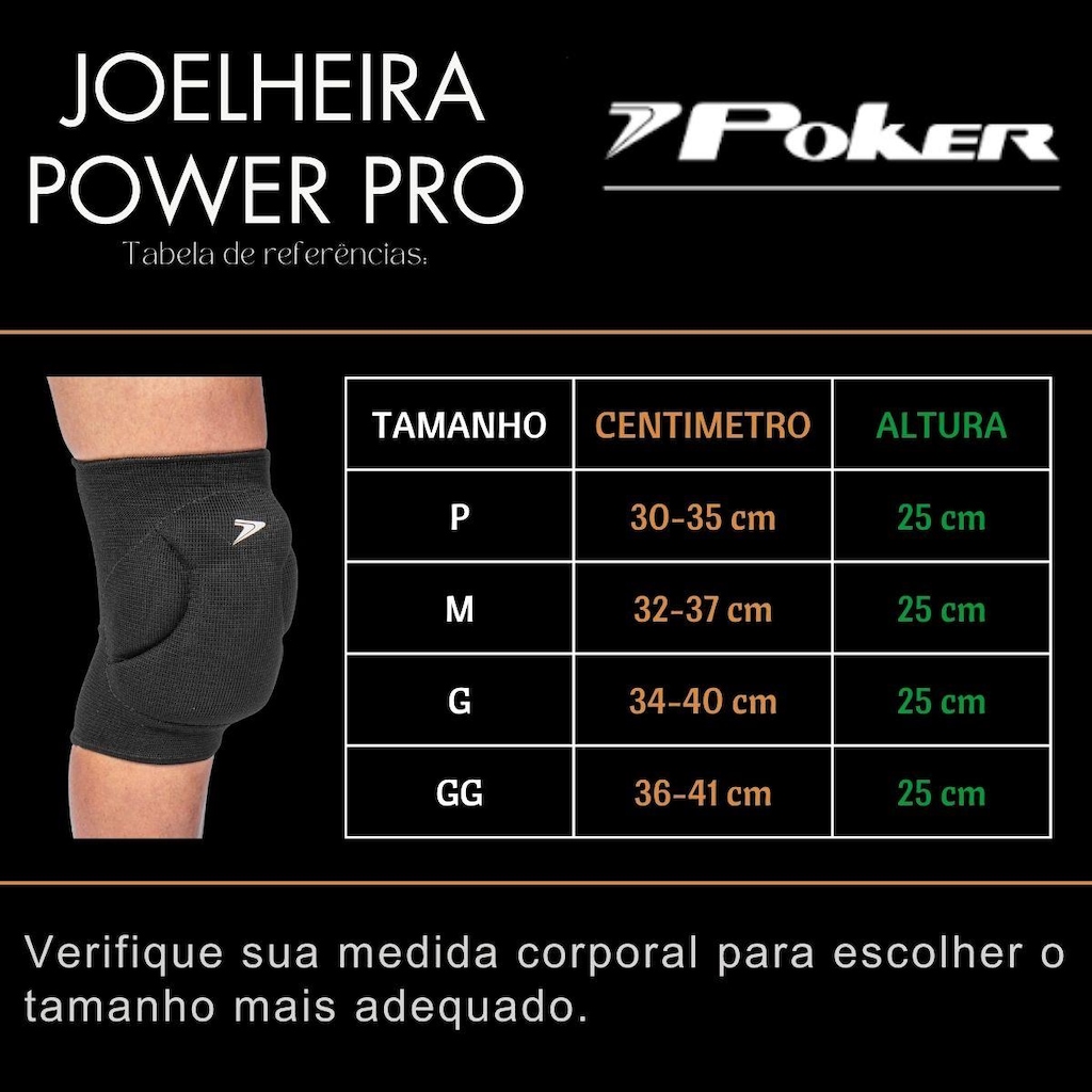 Imagem 4 do produto Joelheira Vôlei Poker SPRy Power