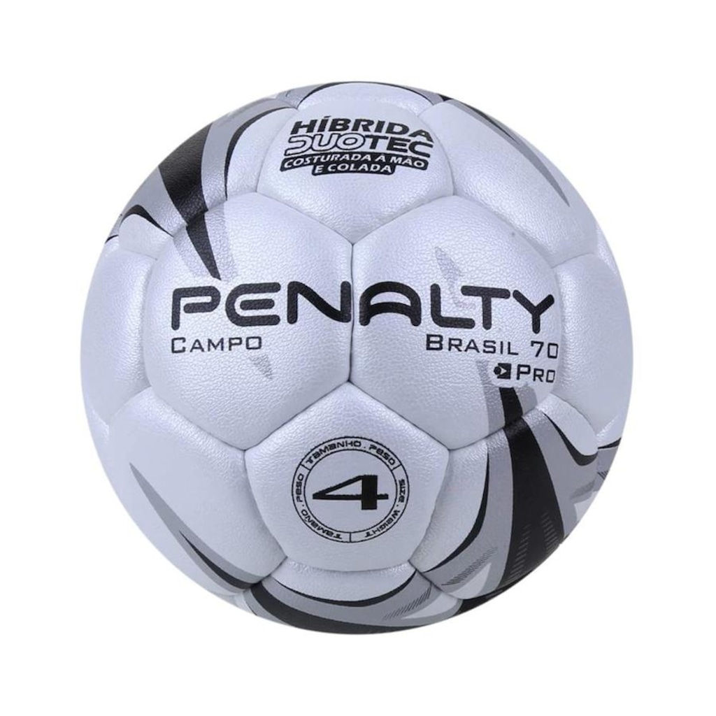 Imagem 2 do produto Kit de Bolas de Futebol de Campo Penalty Brasil 70 N4 X - 6 Unidades