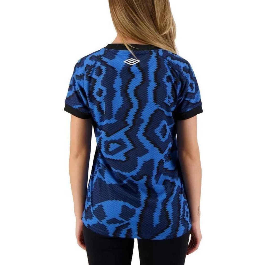 Imagem 4 do produto Camisa do Grêmio Of. 3 2021 Torcedor Umbro - Feminina