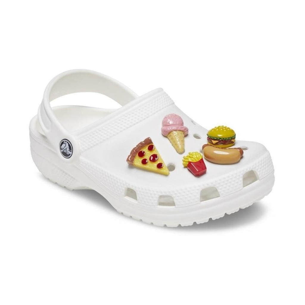Imagem 2 do produto Jibbitz Crocs Mini Comidas 3D Pack com 5 Peças Único