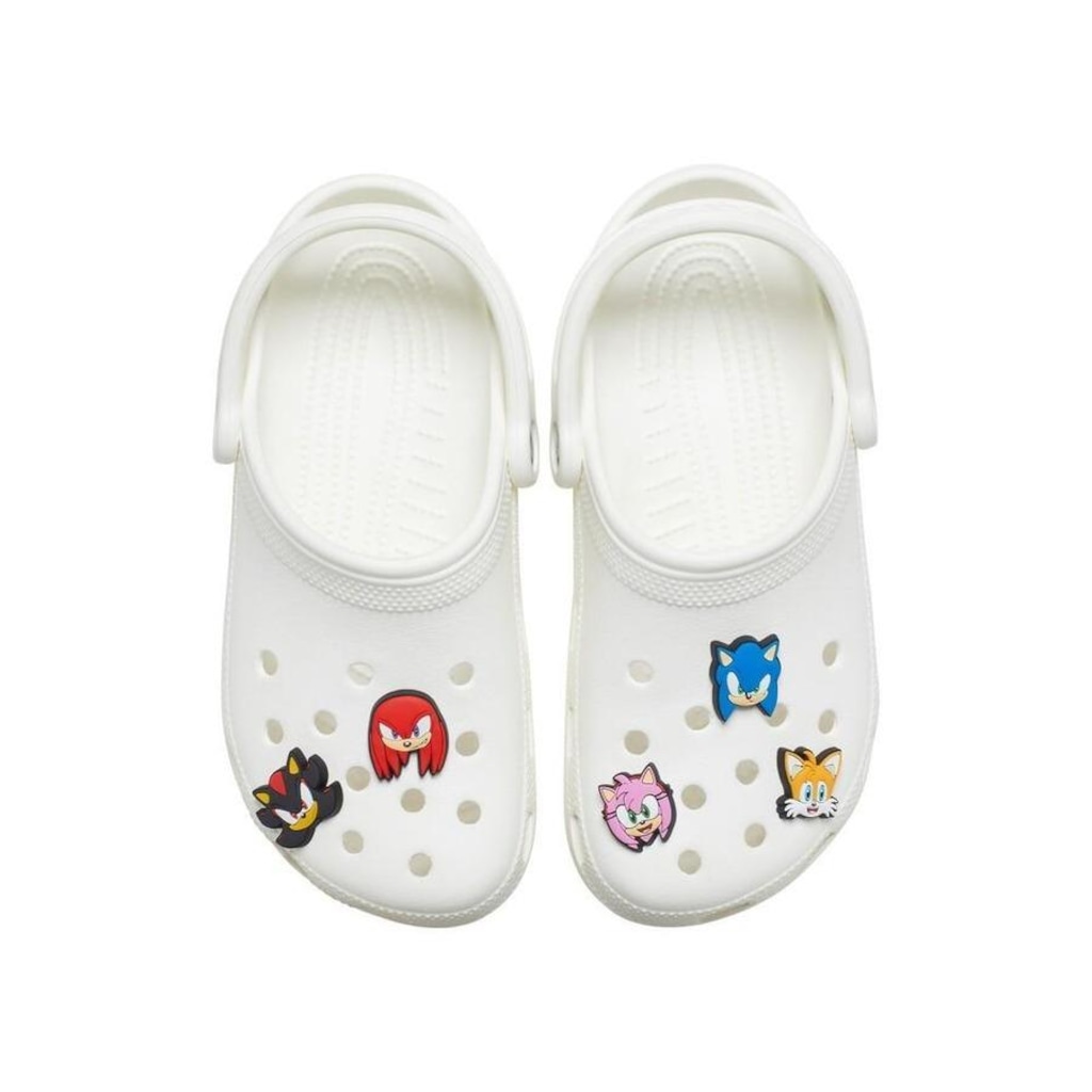 Imagem 2 do produto Jibbitz Crocs Sonic The Hedge Hog Pack com 5 Peças Único