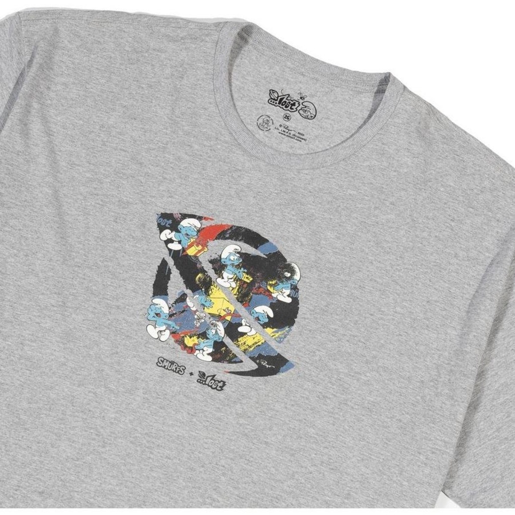 Imagem 4 do produto Camiseta Lost Smurfs Saturn - Masculina