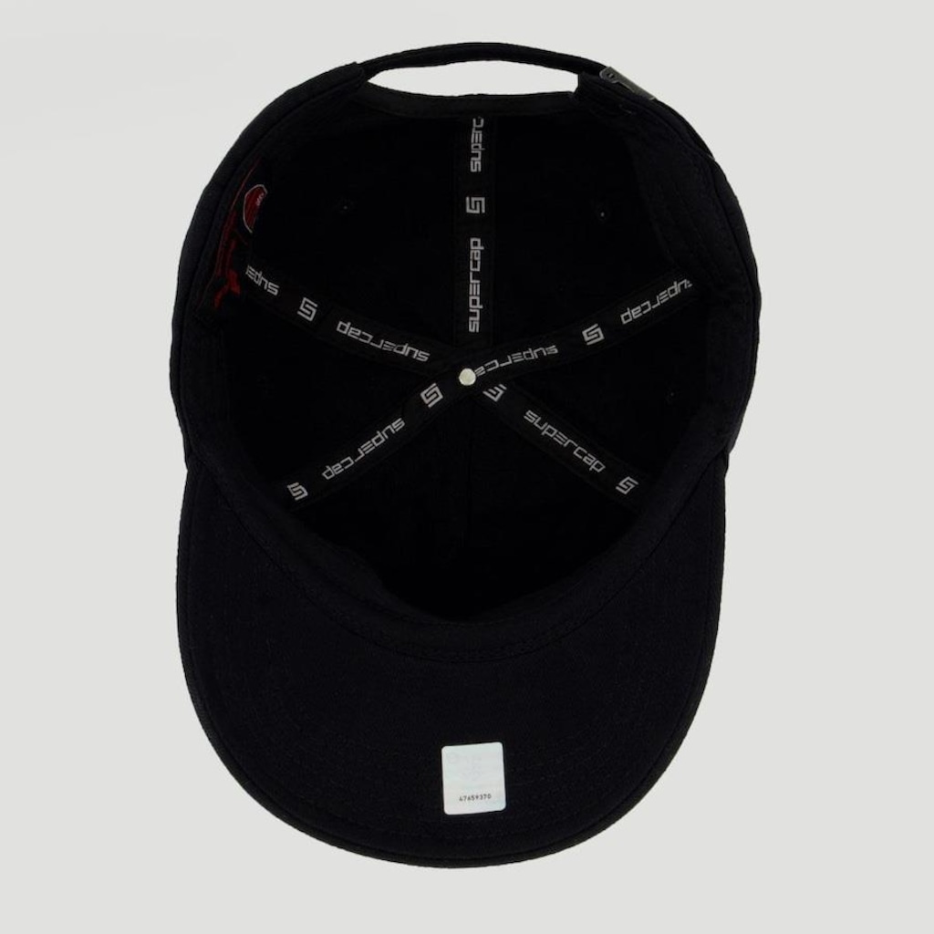 Imagem 4 do produto Boné Aba Curva do Flamengo Supercap Retrô - Strapback - Adulto