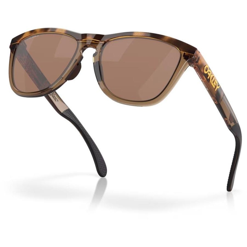 Imagem 2 do produto Óculos de Sol Unissex Oakley Frogskins Brown Tortoise Brown Smoke 07