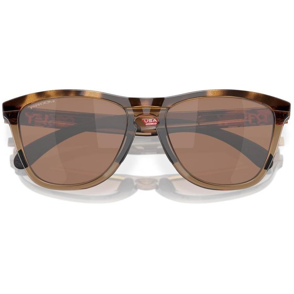 Imagem 3 do produto Óculos de Sol Unissex Oakley Frogskins Brown Tortoise Brown Smoke 07