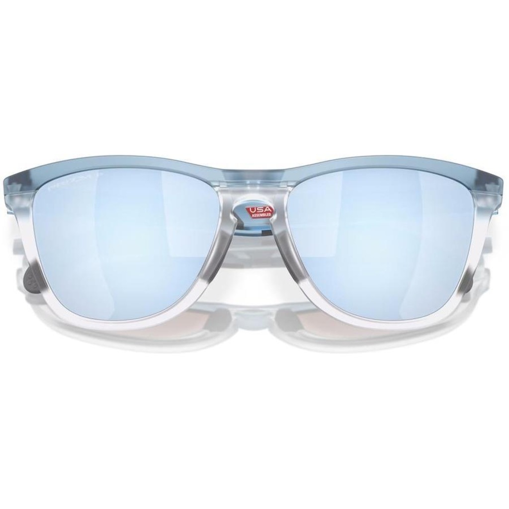 Imagem 4 do produto Óculos de Sol Unissex Oakley Frogskins Transparent Stonewash 0955