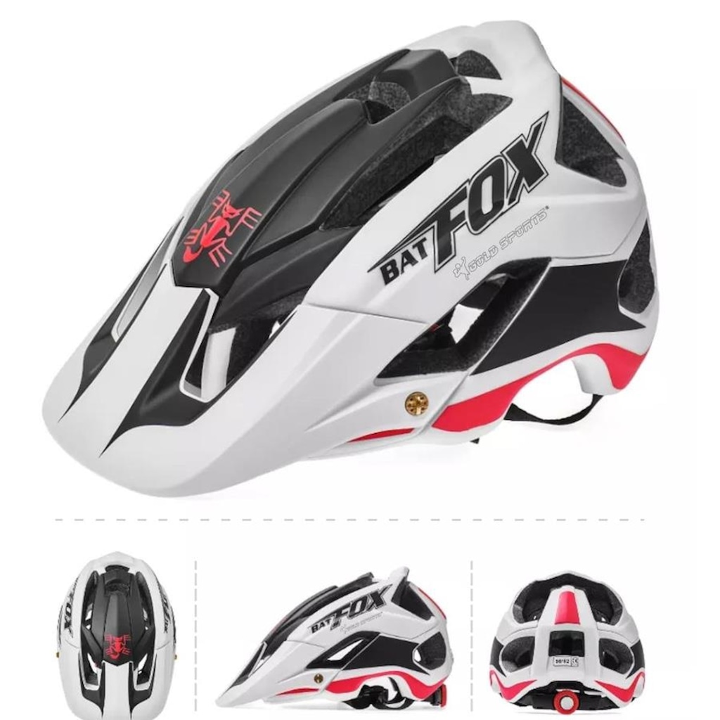 Imagem 3 do produto Capacete para Ciclismo Gold Sports Fox Fast Ad Ajustável de Tamanho